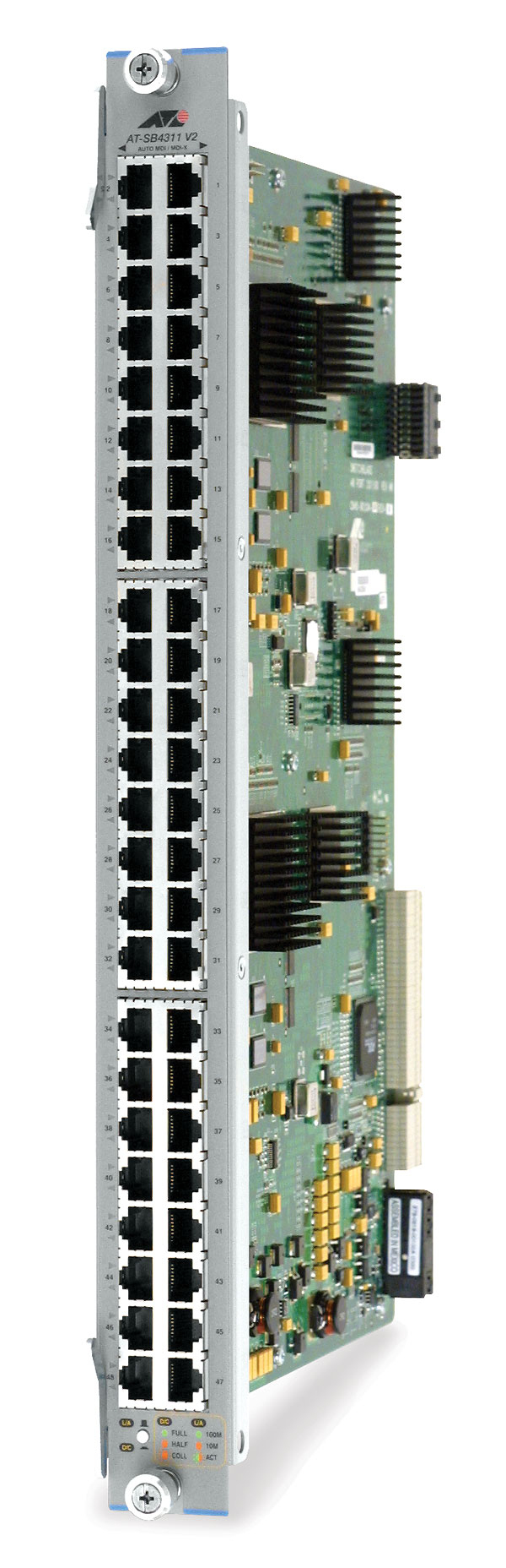 Allied Telesis 48-port 10/100TX (RJ45) Line Card network switch component