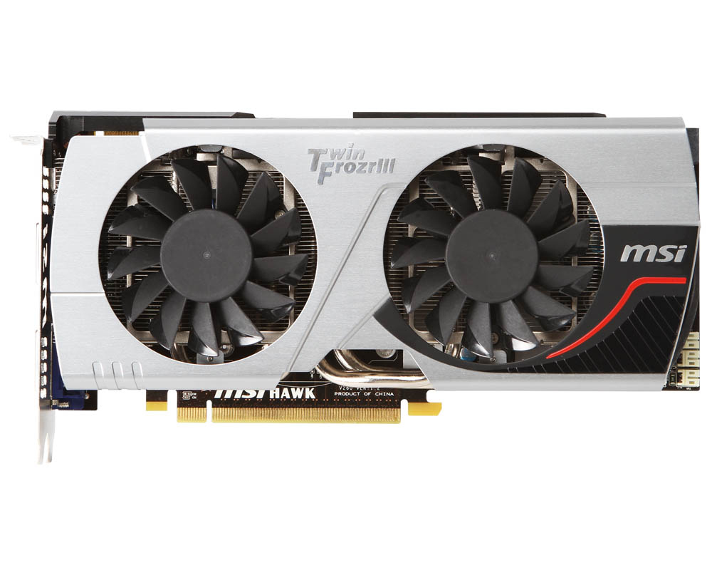 MSI N560GTX-TIHAWK graphics card NVIDIA GeForce GTX 560 Ti 1 GB GDDR5