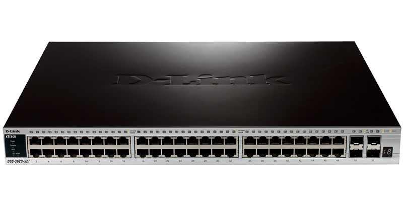 D-Link DGS-3620-52T/EI network switch Managed L3 Black