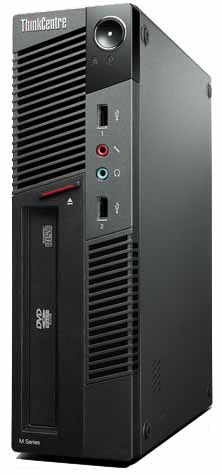 Lenovo ThinkCentre M91 Intel® Pentium® G620 2 GB DDR3-SDRAM 320 GB HDD Windows 7 Professional PC Black