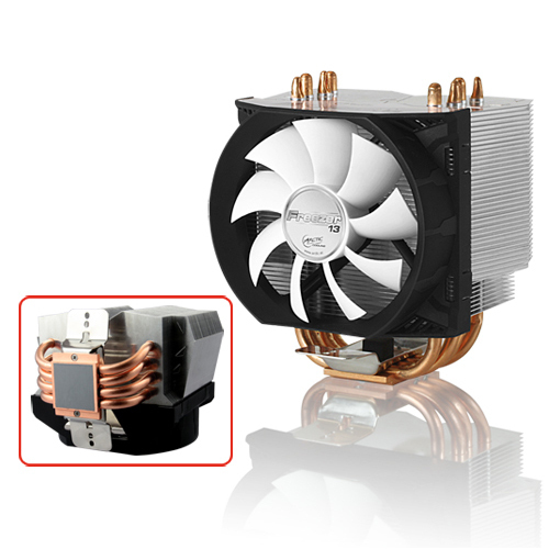 Lindy 73686 computer cooling system Processor Cooler 9.2 cm Black, Silver image 1