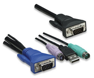 Intellinet 505734 KVM cable Black 3 m
