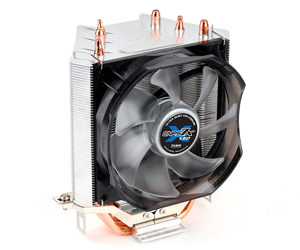 Zalman CNPS7X LED computer cooling system Processor Cooler 9.2 cm Black, Silver image 1