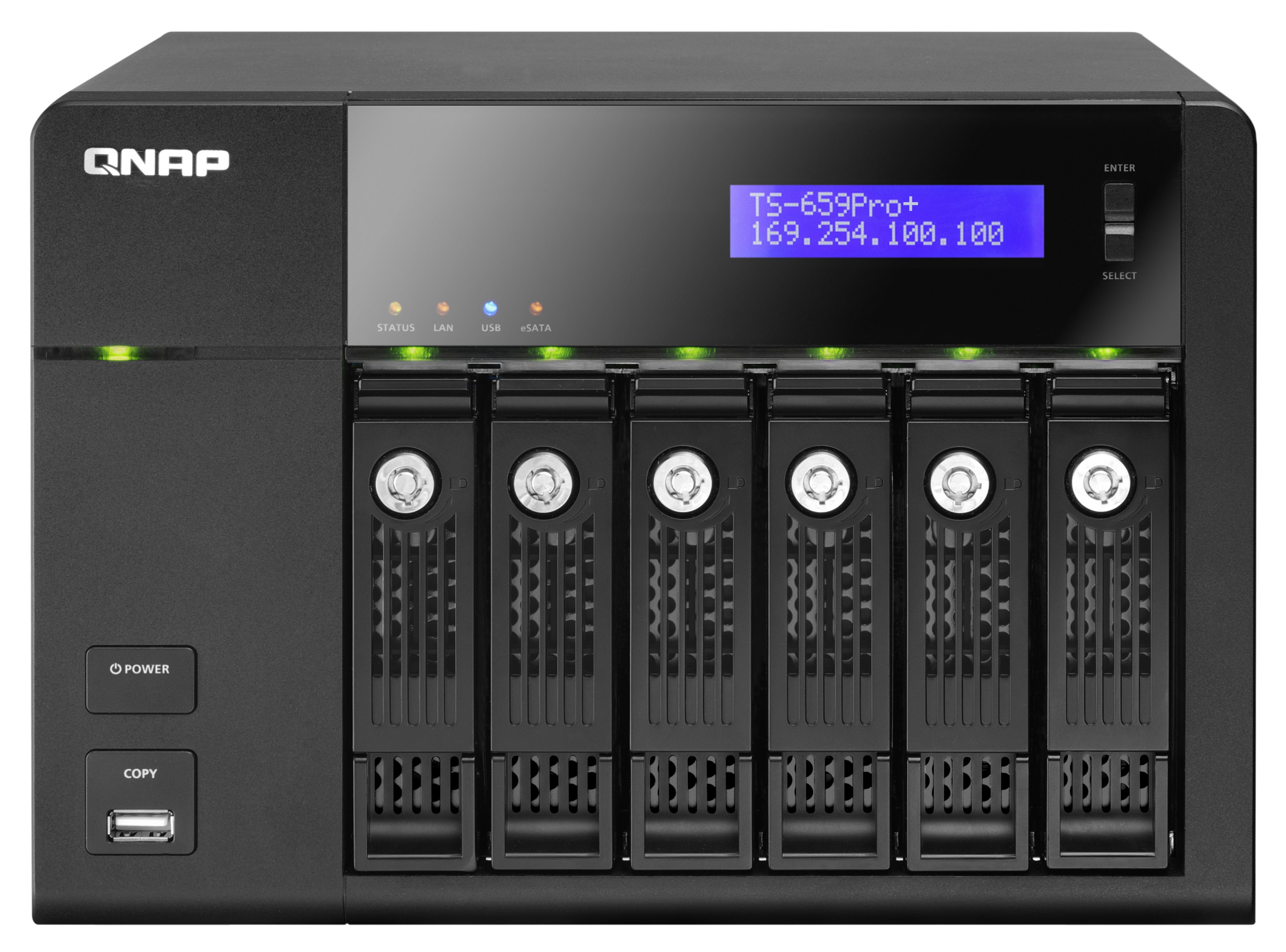 QNAP TS-659 Pro+ Tower Intel Atom® 1 GB 18 TB
