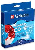 Verbatim CD-R Printable 700 MB 10 pieza(s)