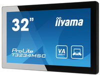 iiyama iiyama ProLite T3234MSC-B1 80 cm (31.5 Zoll) 1920 x 1080 Pixel Full HD LED Touchscreen Multi-Nutzer Schwarz https://images.icecat.biz/img/norm/low/14760083-2747.jpg