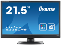 iiyama iiyama ProLite E2280HS-B1 Computerbildschirm 54,6 cm (21.5 Zoll) 1920 x 1080 Pixel Full HD LED Schwarz https://images.icecat.biz/img/norm/low/14770037-120.jpg