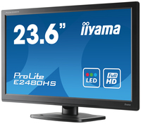 iiyama iiyama ProLite E2480HS LED display 59,9 cm (23.6") 1920 x 1080 Pixel Full HD Schwarz https://images.icecat.biz/img/norm/low/14861318-8516.jpg