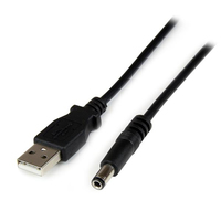 StarTech 1m USB to Type N Barrel 5V DC Power Cable