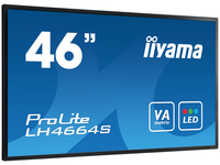 iiyama iiyama LH4664S-B1 Signage-Display Digital Beschilderung Flachbildschirm 116,8 cm (46 Zoll) LED Full HD Schwarz https://images.icecat.biz/img/norm/low/19613273-7611.jpg