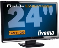 iiyama iiyama ProLite E2407HDSV 61 cm (24 Zoll) 1920 x 1080 Pixel Schwarz https://images.icecat.biz/img/norm/low/2166322-3900.jpg