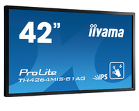 iiyama iiyama ProLite TH4264MIS-B1 AG 106,7 cm (42 Zoll) 1920 x 1080 Pixel Full HD LED Touchscreen Multi-Nutzer Schwarz https://images.icecat.biz/img/norm/low/22551263-1434.jpg