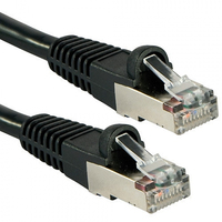 4002888471787 - 47178 RJ45 Netzwerkkabel Patchkabel cat 6a s ftp 150 m Schwarz mit Rastnasenschutz 1 St - Lindy