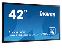 iiyama iiyama ProLite TH4264MIS-B2AG Digital Beschilderung Flachbildschirm 106,7 cm (42 Zoll) LED Full HD Schwarz Touchscreen https://images.icecat.biz/img/norm/low/27121122-2710.jpg