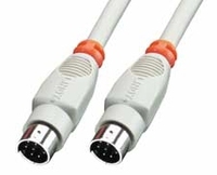 Lindy 8 Pin Mini DIN Cable 5 m Paralleles Kabel Grau - 31539