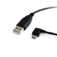StarTech.com Cable USB 2.0 de 1.8m A Macho a Mini B Macho en Ángulo Izquierdo