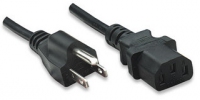 Manhattan 323338 cable de alimentación Negro 3 m