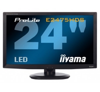 iiyama iiyama ProLite E2475HDS Full HD 59,9 cm (23.6 Zoll) 1920 x 1080 Pixel LED Schwarz https://images.icecat.biz/img/norm/low/9650525-7646.jpg