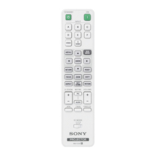 Sony RM-PJ19 remote control IR Wireless Projector Press buttons 0