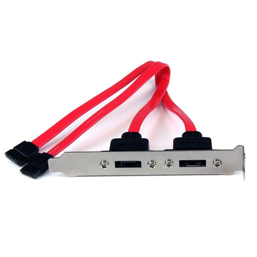 STORAGE CABLE -SATA (7 PIN, DATA) LEFT CONNECTOR - FEMALE LEFT GENDER - ESATA (7