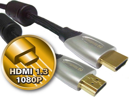 Sandberg 1m HDMI 1.3 HDMI-kaabel HDMI tüüp A (Standard) Must