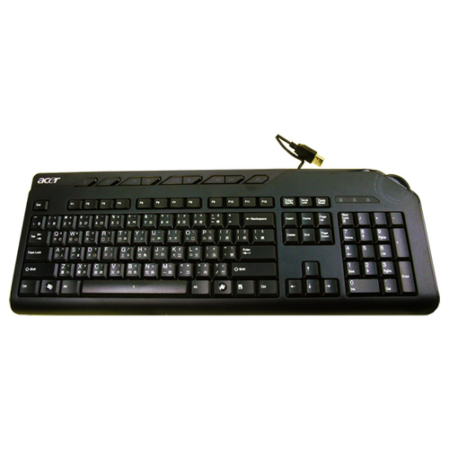 Acer KB.USB0B.066 klaviatuur USB QWERTZ Slovakkia Must