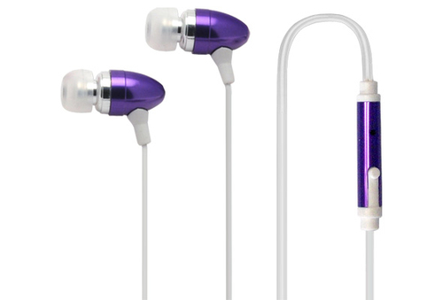Cellularline Clear Music Mic Laisvų rankų įranga Vielinis Įkišamos į ausį Violetinė