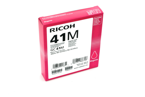 Ricoh GC41M Magenta Standard Capacity Gel Ink Cartridge 2.2K pages - 405763