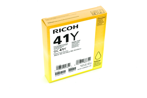 Ricoh GC41Y Yellow Standard Capacity Gel Ink Cartridge 2.2K pages - 405764