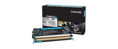 X748H1CG TONER LEXMARK CYAN ALTO RENDIMIENTO PROGRAMA RETORNO PARA X4