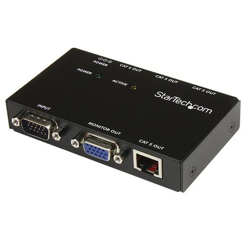 4PORT VGA OVER CAT5 EXTENDER 500FT (150M) VIDEO EXTENDER