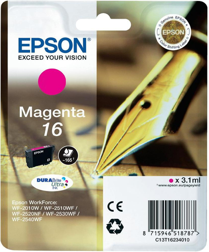 Original Epson 16 Magenta Ink Cartridge - image 1