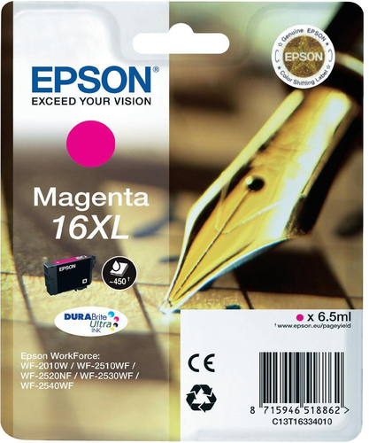 Original Epson 16XL Magenta Ink Cartridge - image 1