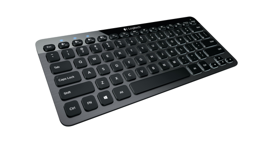 Logitech Bluetooth Illuminated Keyboard K810 QWERTZ Swiss Bluetooth sistēma Alumīnijs