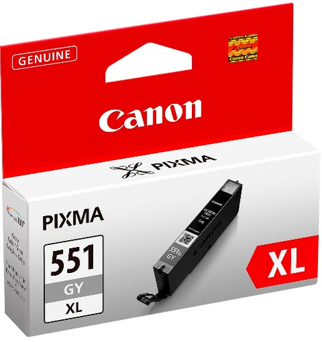 Canon CLI551XLGY Grey High Yield Ink Cartridge 11ml - 6447B001