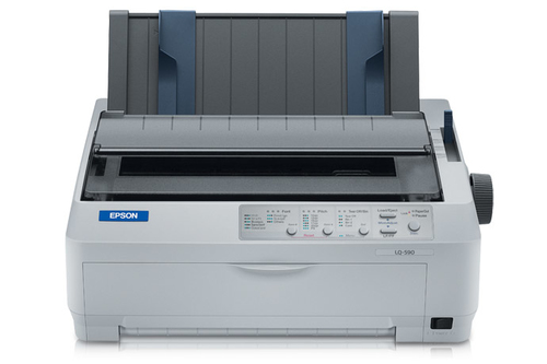 C11C558011 Epson LQ 590 - Impresora - B/N - matriz de puntos - Rollo 216 cm JIS B4 - 24 espiga - hasta 529 caracteres/segundo - paralelo USB