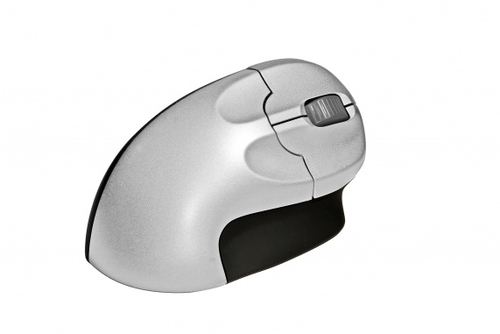 Bakker Elkhuizen BakkerElkhuizen Vertical Grip Mouse Wireless Right Handed Silver/Black - image 1