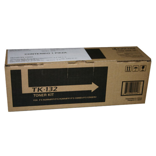 0T2HS0US Toner Kyocera TK-132 negro Toner Para Impresora Fs-1300D-1350Dn-1028Mfp; Rinde 7,200 Páginas.