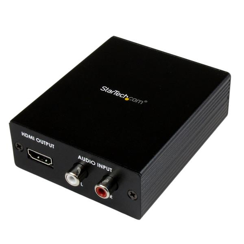 VGA2HD2 CONVERTIDOR ADAPTADOR VGA VIDEO COMPONENTES A HDMI AUDIO UPC 0065030848732