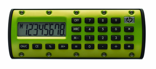 HP Quick Calc kalkulaator Tasku Tavaline kalkulaator Roheline