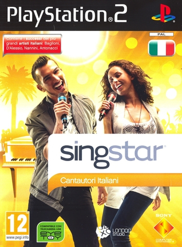 Sony SingStar: Cantautori Italiani, PS2 Itaalia PlayStation 2