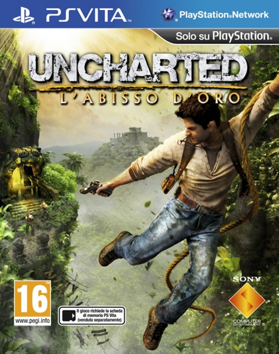 Sony Uncharted: Golden Abyss, PS Vita Inglise keel, Itaalia PlayStation Vita
