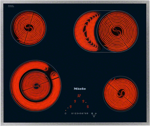 Miele KM 5812 pliidiraud Must Sisseehitatud Keraamiline 4 tsoon(id)