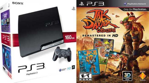 Sony PlayStation 3 - 160GB + Jak & Daxter Collection + Gran Turismo 5 WiFi Must