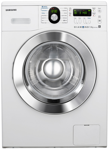 Samsung WD0704REC pesumasin-kuivati Eraldiseisev Eest täidetav Valge