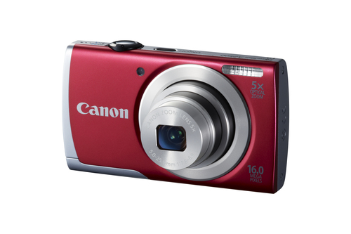 Canon PowerShot A2500 1/2.3 Kompaktkaamera 16 MP CCD 4608 x 3456 pikslit Punane