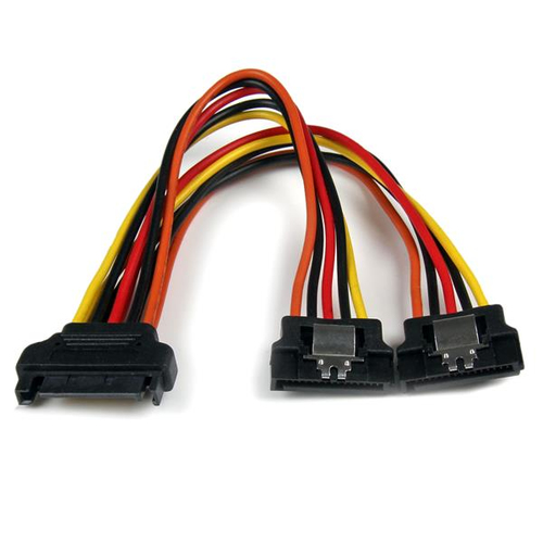 CABLE 015M DIVISOR CORRIENTE  SATA SPLITTER LATCH 2X HEMBRA - PYO2LSATA