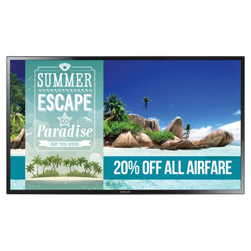 Samsung ED40C Digital signage lameekraan 101,6 cm (40) LED 350 cd/m² Full HD Must