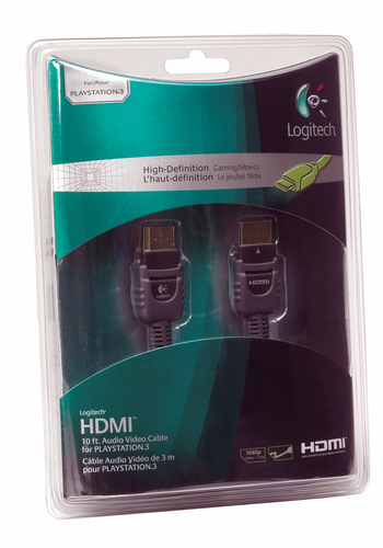 Logitech 3m HDMI/HDMI HDMI-kaabel HDMI tüüp A (Standard) Must