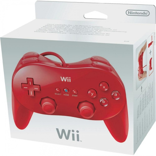 Nintendo AC-CWPR mängukontroller Punane Juhtpult Analoog/digitaal Wii